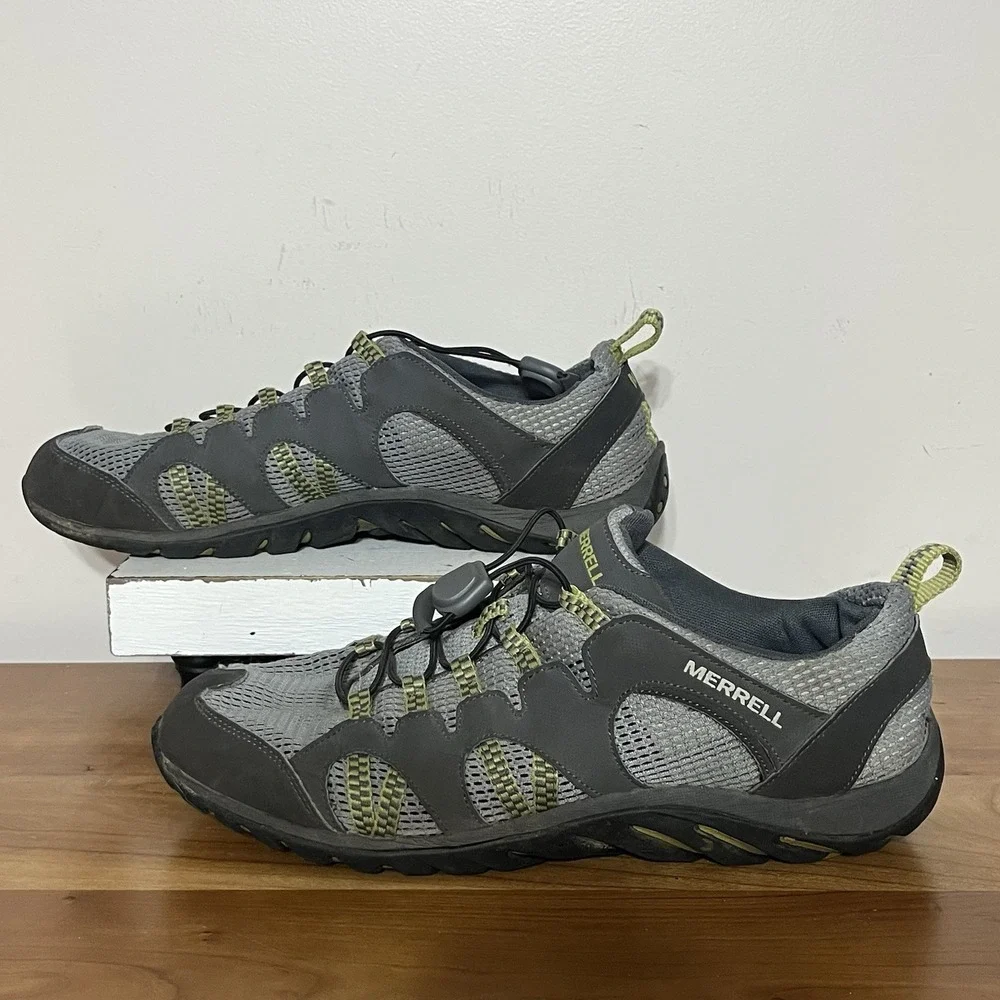 Merrell Men's Nova 2 Leisure‎ And Hiking Shoes Black & Olive Size 10.5